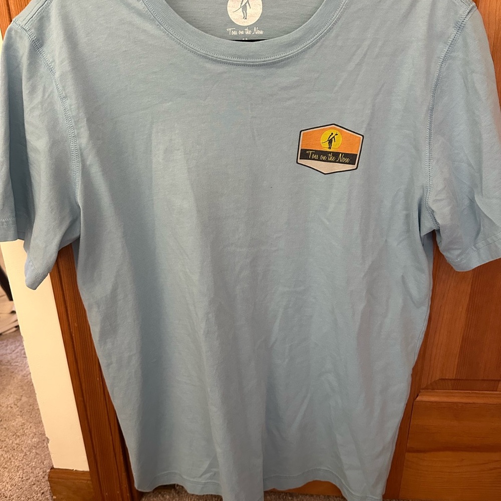 Blue Short Sleeve Crew Neck Tee